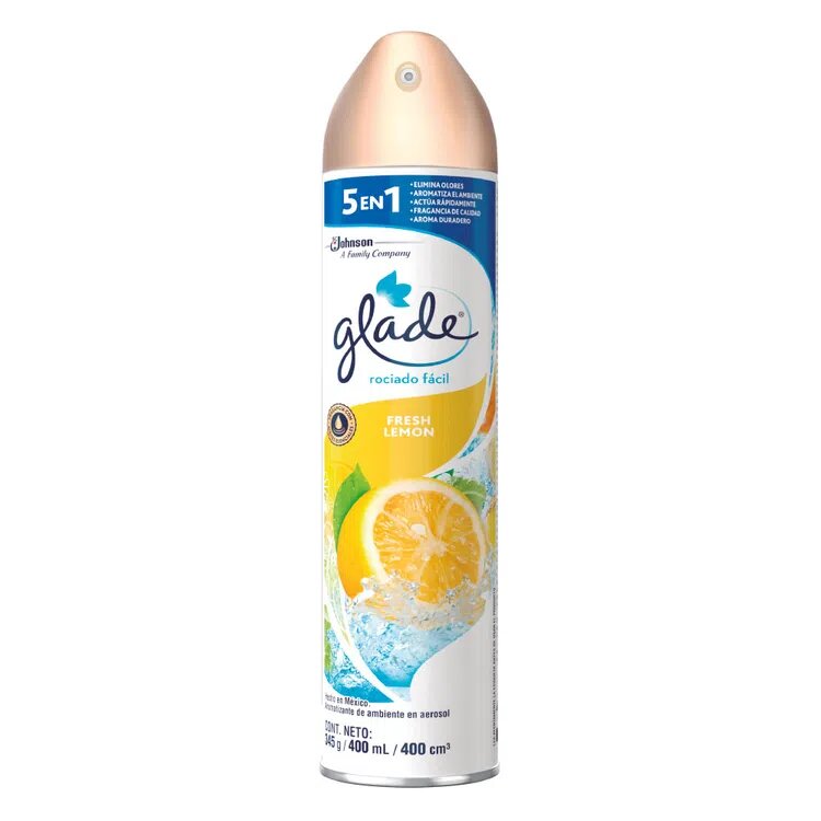 Spray limpiagafas antivaho vefree con aroma de limón.